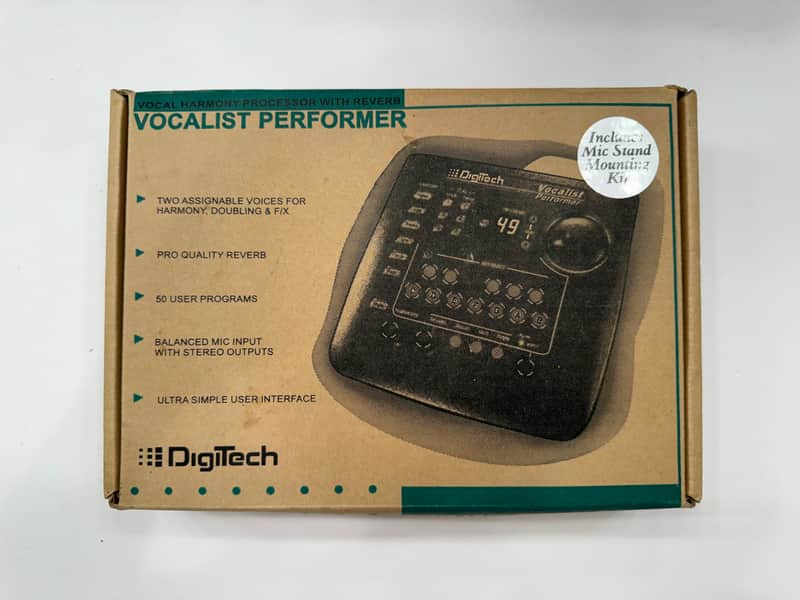Digitech Vocalist Performer Vocal Harmony Processor Reverb Multi Effects + Box image 1