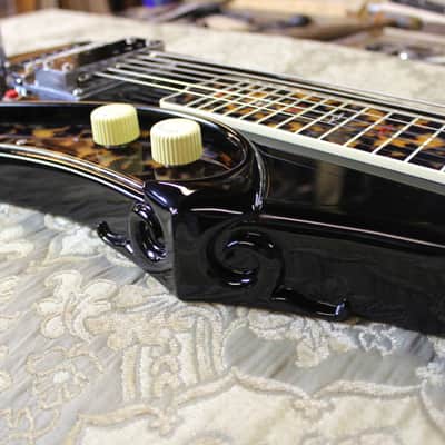 Scott Walker Araya 2013 custom lap steel guitar black image 4