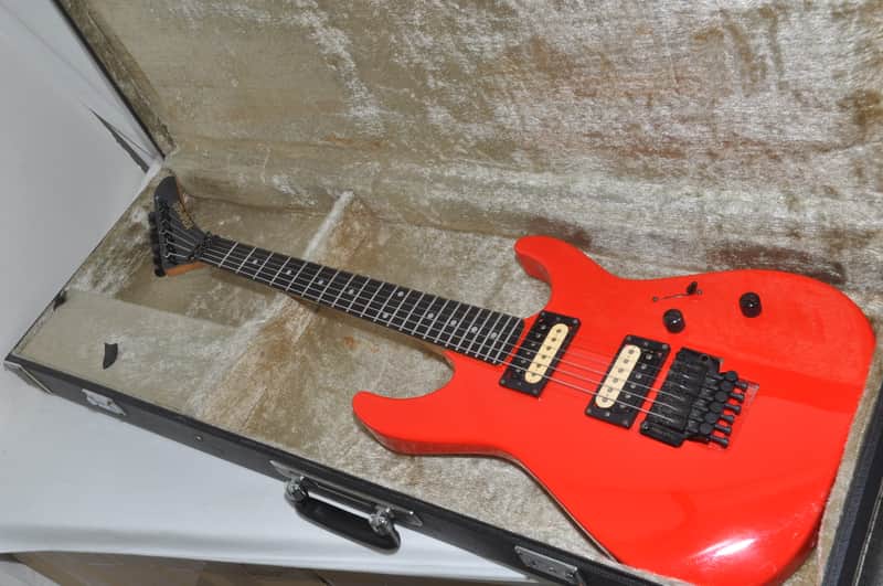 ESP Made in Japan Kramer TK-IB Red Orange Electric Guitar Ref No.6417 | Reverb