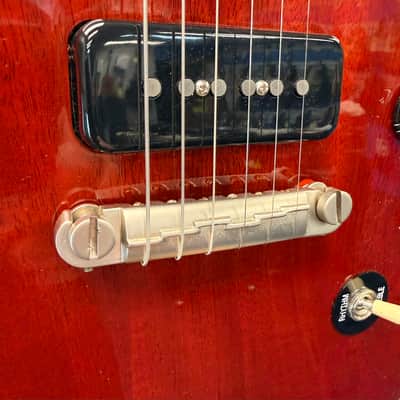Gibson LP100 Les Paul Special Double Cut 2015 Heritage Cherry with Deluxe Case - Pre Owned image 7