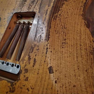#202625 :: Baldman's Relic Telecaster H/H Custom set in Heavy Relic Butterscotch Blonde nitro finish :: Aged Roadworn image 21
