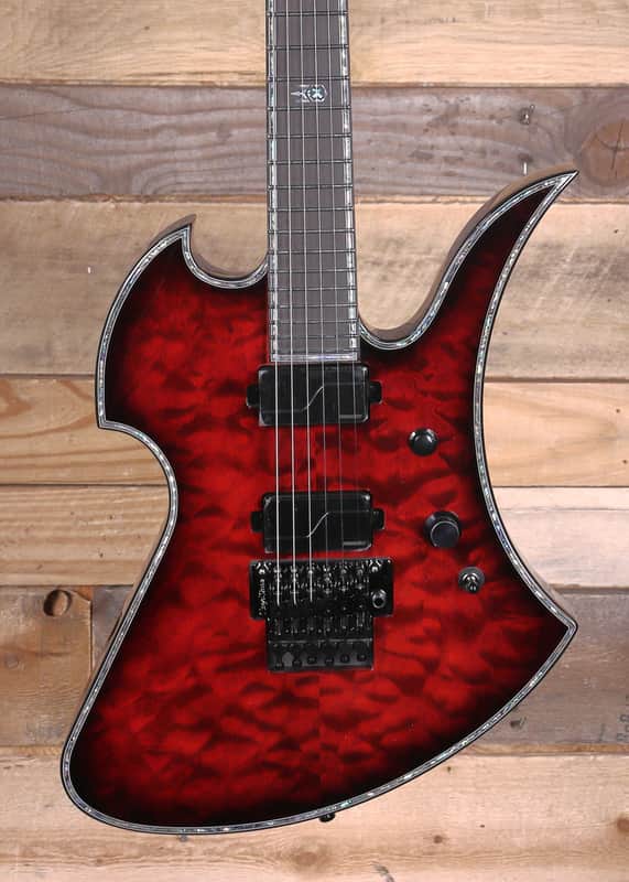 BC Rich Mockingbird Extreme Exotic Electric Guitar Black Cherry w/ Floyd Rose image 1