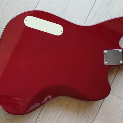 Fender Pawn Shop Series Reverse Jaguar Bass 2013 - Candy Apple Red image 7