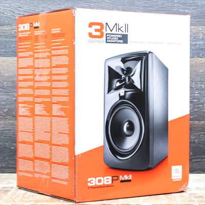 JBL 308P MkII Next-Generation 112-Watt Powered 8" Two-Way Compact Studio Monitor image 8