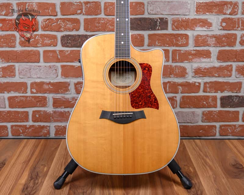 Taylor 410ce Sitka Spruce Top Natural 1999 w/OHSC image 1