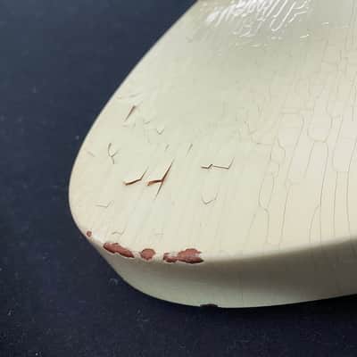 2021 Gibson Custom Shop Murphy Lab '64 Johnny Winter Signature Firebird V - Polaris White Aged image 23