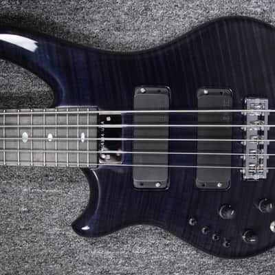 Alembic Essence 5 (Lefty) Med. Scale with Flame Maple Top / Ebony and Red LED's *NOT Pre-Owned image 1