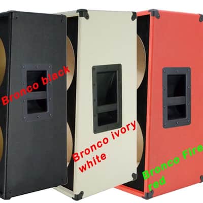 2x12 Vertical Guitar speaker empty cabinet charcoal black tolex US made image 8