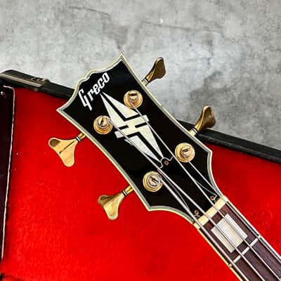 Greco EGB-850 Les paul singlecut custom Bass c 1980’s -1990 Black beauty original vintage MIJ Japan fujigen image 7