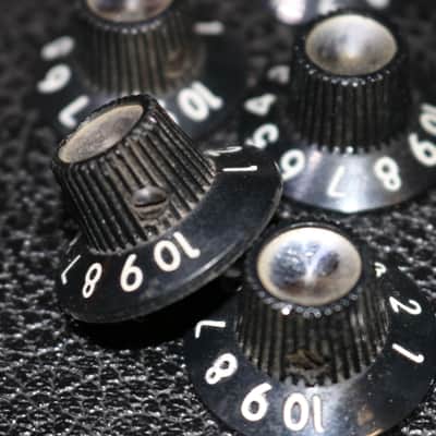 Vintage Original Fender Blackface Amp Control Knobs - Excellent Condition Lot of 8 imagen 4