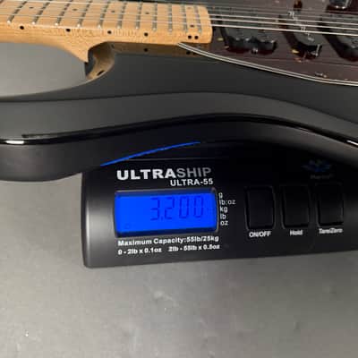 1992 Ernie Ball Music Man Silouette MN black HSH USA orig Case image 12
