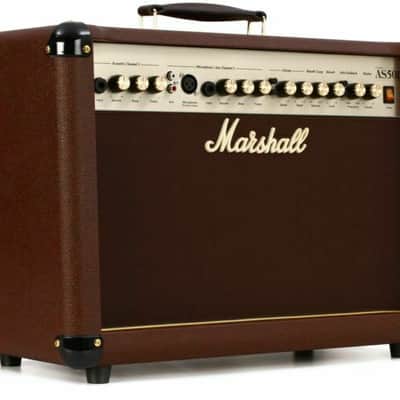 Marshall AS50D Acoustic Guitar Combo Amplifier in Brown image 4