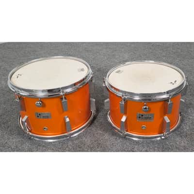 Used Vintage Sonor Champion 5pc Drum Set Metallic Orange w/Hardware - Very Good image 10
