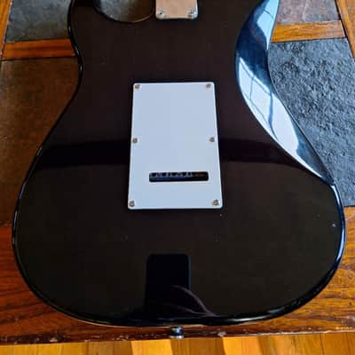 Fender Partscaster Strat MIM Squier Seymour Duncan 1998 - black/maple image 4