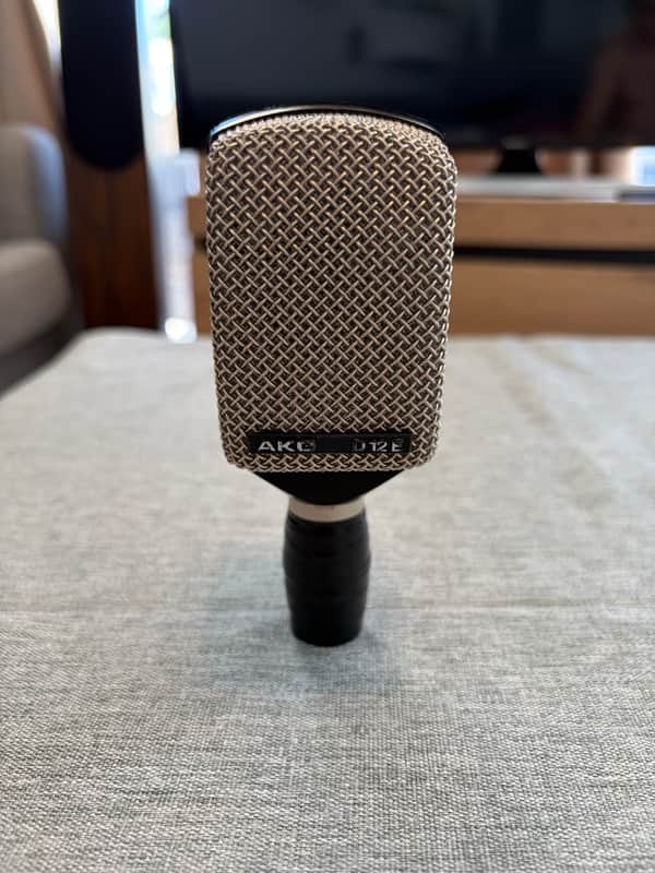 AKG D12 E Cardioid Dynamic Microphone 1970s - 1980s - Black / Silver image 1