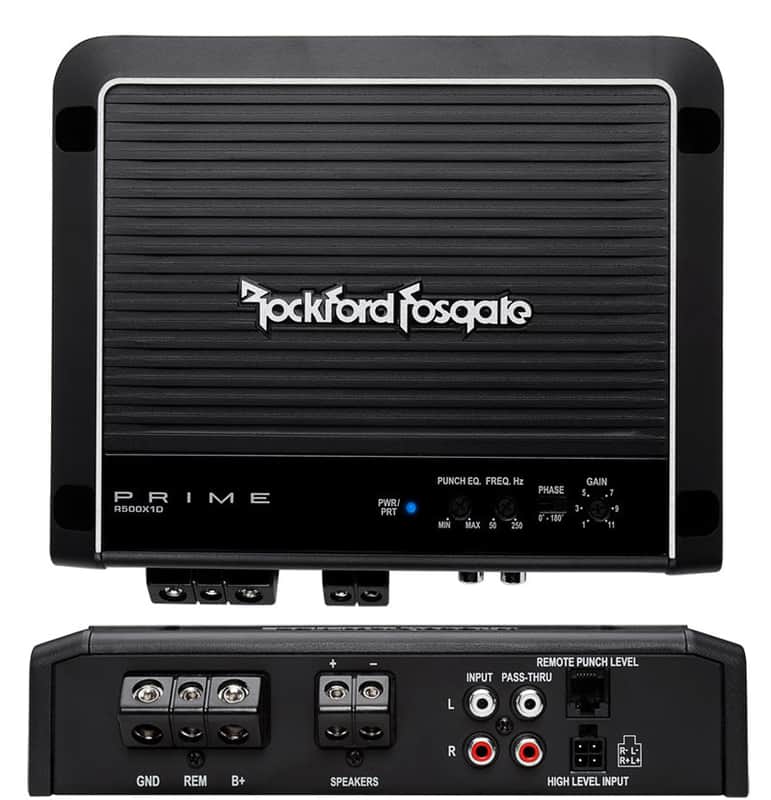 Rockford Fosgate Prime R500X1D 1-Channel Class D Car Mono Amplifier image 1