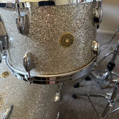 Gretsch USA Custom - Silver Glass Glitter 20, 12, 14 image 2
