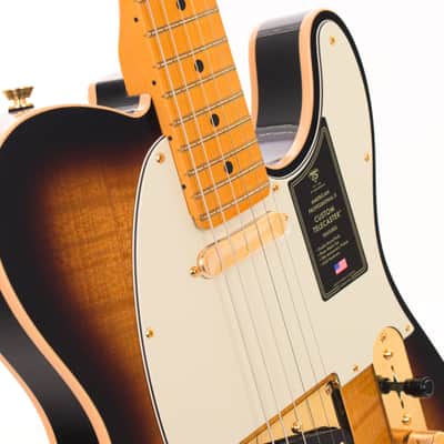 Fender 75th Anniversary American Professional II Custom Telecaster 2026 - 2-Color Sunburst 3461gr image 7