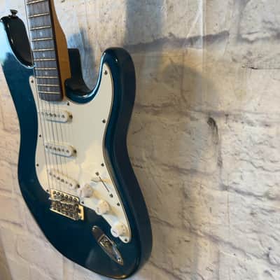 J Reynolds S Style Turquoise Electric Guitar image 5