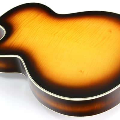 1967 Hofner President Florentine Model 66 Acoustic Archtop 5115-05 Brunette Sunburst image 16
