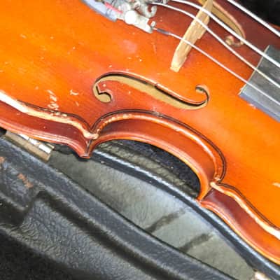 Suzuki Etude No. 220 size 1/16 violin, Japan. Good playing condition image 9