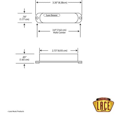 LACE Sensor Silver - Single Coil Pickup - Cream / Standard image 3