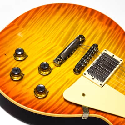 Gibson Custom 60th Anniversary 1960 Les Paul Standard V2 VOS 2020 Orange Sunset Fade image 8