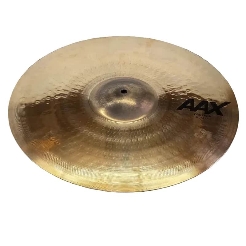 Used Sabian AAX Brilliant Thin Crash Cymbal 18" - Very Good image 1