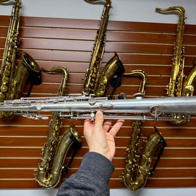 Selmer Model 26 Silver Soprano Saxophone FULL OVERHAUL PAD JOB! image 9