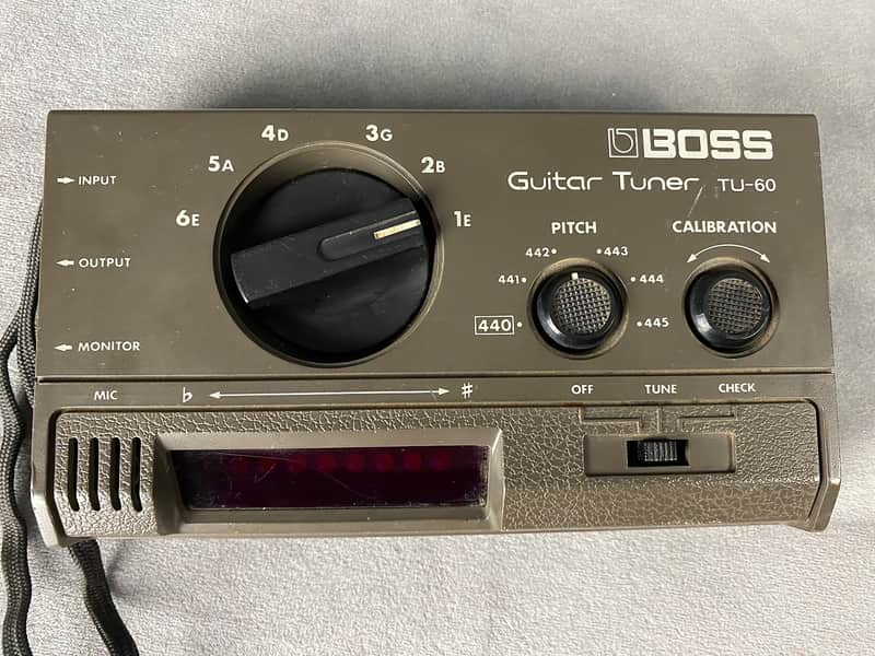 Boss TU-60 Vintage Tuner MIJ 1980’s image 1
