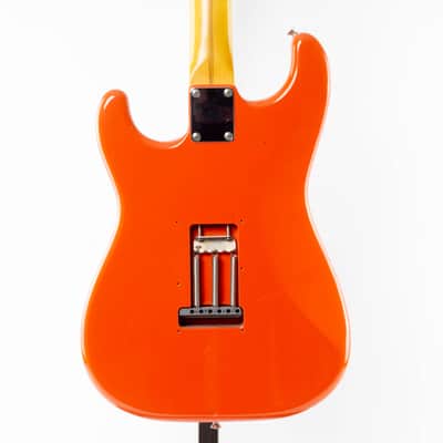 Squier Hank Marvin Stratocaster 1991 Fiesta Red image 5