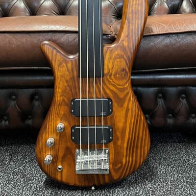 Warwick Standard Fretless 2001 - Figured Natural Satin image 14
