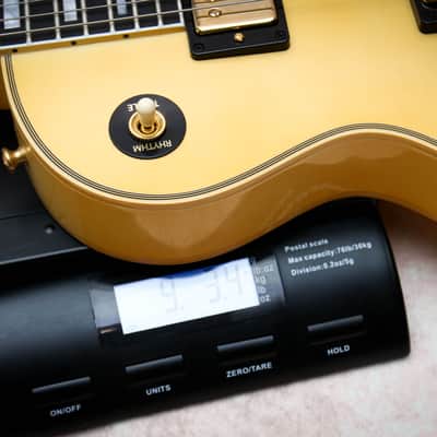 GIBSON USA Custom Shop Dealer Select 68 Les Paul Custom "Heavy Antique White + Ebony" (2025) image 3