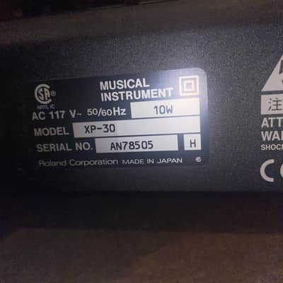 Roland XP-30 61-Key 64-Voice Expandable Synthesizer 1999 - 2004 - Black image 4
