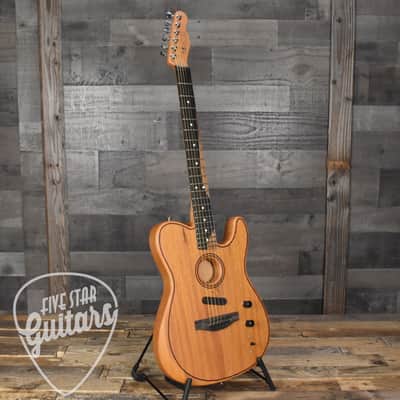 Fender American Acoustasonic Telecaster All-Mahogany - Natural with Deluxe Gig Bag image 13