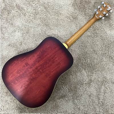 41 Inch Acoustic Guitar Solid Spruce Top Matte, Maple Neck, Rosewood Fingerboard image 6