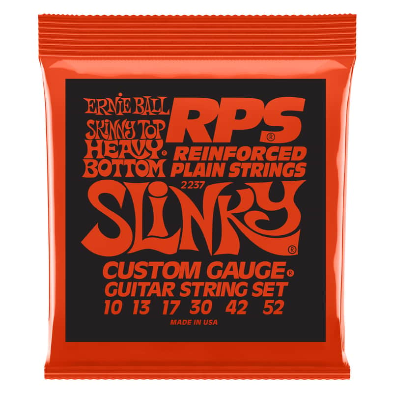 Ernie Ball EB2237 10-52 RPS Skinny Top Heavy Bottom Reinforced Plain Strings - Electric Guitar Strings image 1