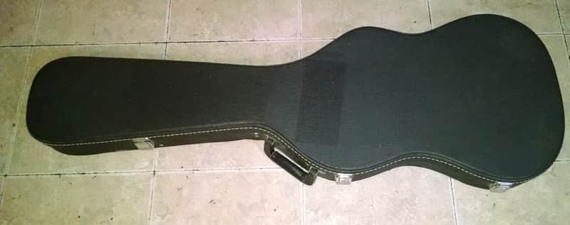 1980s Hardshell Case Strat shape Red Interior image 1