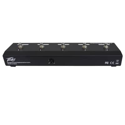 Peavey 5-Button MIDI Footswitch for MiniMEGA 2010s - Black image 2
