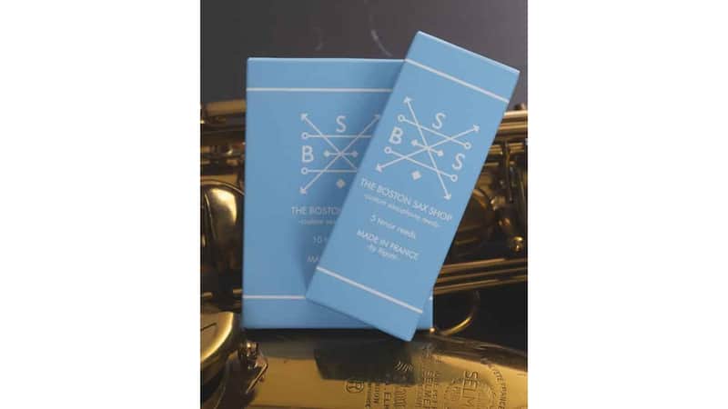 Caja de 10 cañas Boston Sax Shop "Blue" para Saxo alto image 1