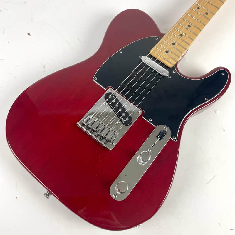 Fender American Deluxe Telecaster Ash with Maple Fretboard 2013 - Wine Transparent . Fender Upgraded Features, and Deluxe ATA Fender Travel case image 1