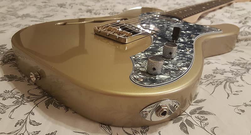 Squier Vintage Modified Telecaster Thinline w/Upgrades image 1