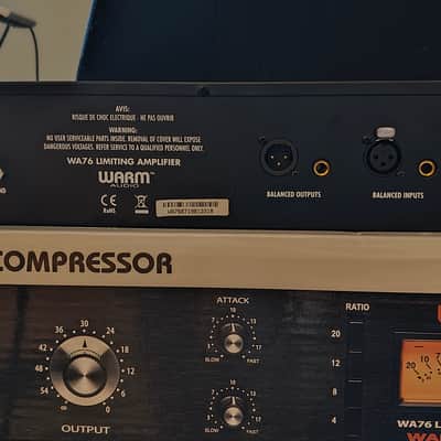 Warm Audio WA76 Limiting Amplifier 2014 - Present - Black image 2