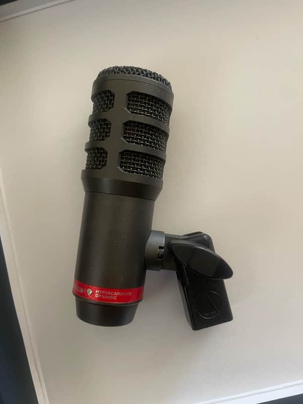 Audio-Technica ATM25 Hypercardioid Dynamic Instrument Microphone 2000s - Dark Gray image 1