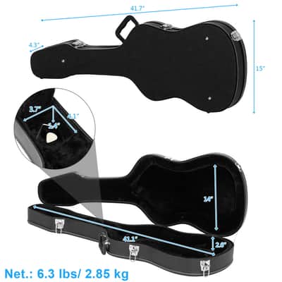 🎸Electric Guitar Hard Case Made with a Plush interior🎸 (Fender Telecaster & Stratocaster, Gibson Les Paul & SG, Ibanez) image 6