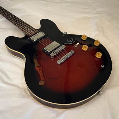 Vintage 1998 Epiphone Dot (Gibson 335) - Made in Korea (MIK) - Cinnamon Burst - Free Pro Setup image 4