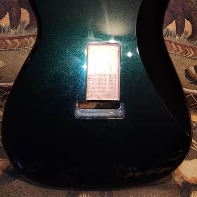 Cameleon Color Shifting Stratocaster Style Guitar Body Metallic Sparkle image 5