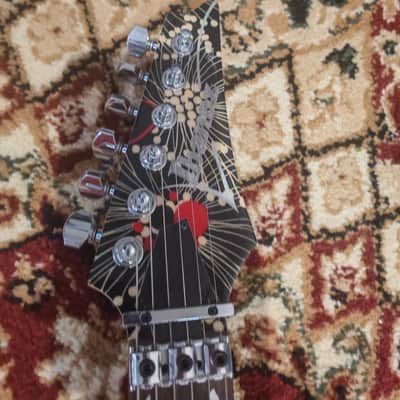 2013 Ibanez JEM77-FP2 Steve Vai Signature - Black Floral Pattern 2 - Superb condition ! image 2