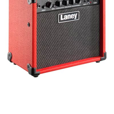 Laney LX15-RED 15W Electric Guitar Combo Amp With Dual 5-Inch Speakers Drive Switch AUX Input And Headphone Out image 6