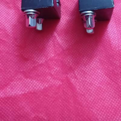 Vintage DW Drum Workshop Memory Locks (Old Style) - Gloss Black (Pair) image 5